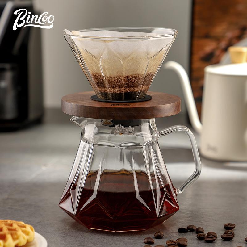 Bincoo Hand-Brewed Coffee Pot Set Glass Vertical Pattern Sharing Pot Brewed Coffee Filter Cup Set
Bincoo Hand-Brewed Coffee Pot Set Glass Vertical Pattern Sharing Pot Brewed Coffee Filter Cup Set