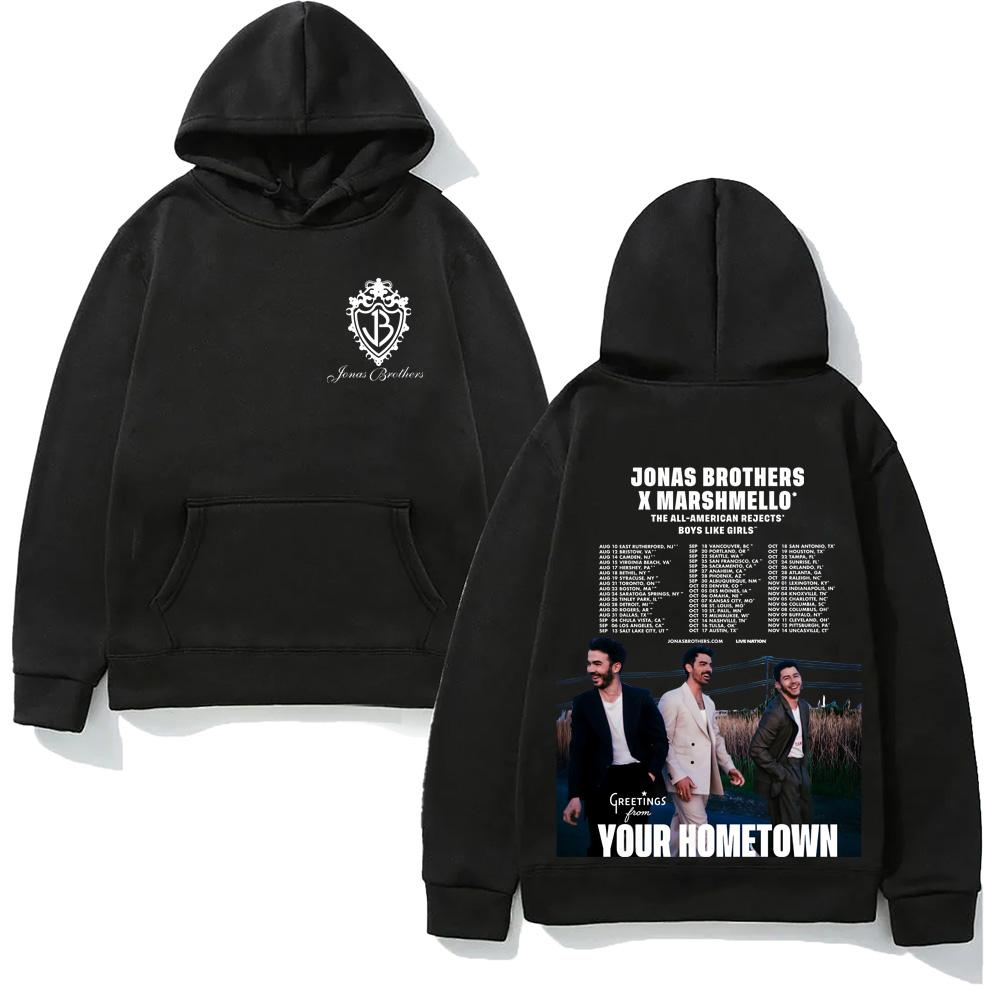 Jonasbrothers NEW TOUR Hoodie Graphic Print Punk Sweatshirt YOUR HOMETOWN TOUR 2025 Popular Clothing Sudaderas Unisex Pullovers 3XL
Jonasbrothers NEW TOUR Hoodie Graphic Print Punk Sweatshirt YOUR HOMETOWN TOUR 2025 Popular Clothing Sudaderas Unisex Pullovers 3XL