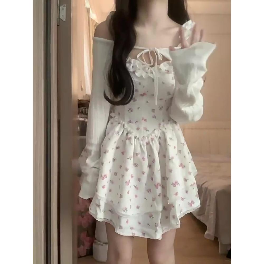 Женское летнее повседневное платье с открытыми плечами, цветочным принтом, завышенной талией, нишевое, темпераментное, А-силуэта, пышная короткая юбка XL- (recommended 110-60kg)
Женское летнее повседневное платье с открытыми плечами, цветочным принтом, завышенной талией, нишевое, темпераментное, А-силуэта, пышная короткая юбка XL- (recommended 110-60kg)