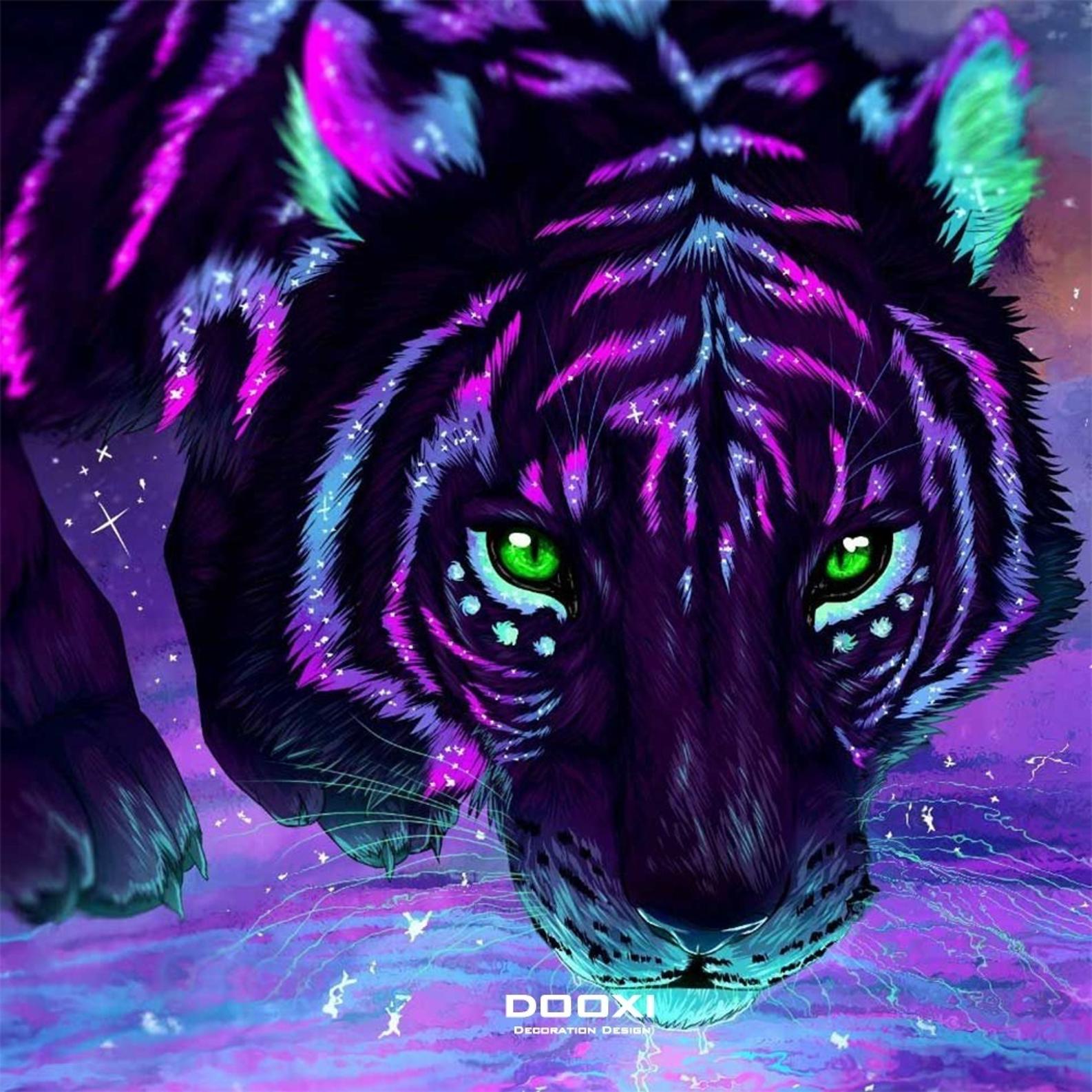 Алмазная неоновая мозайка 5D Тигр 40×40см 20*20CM
Алмазная неоновая мозайка 5D Тигр 40×40см 20*20CM