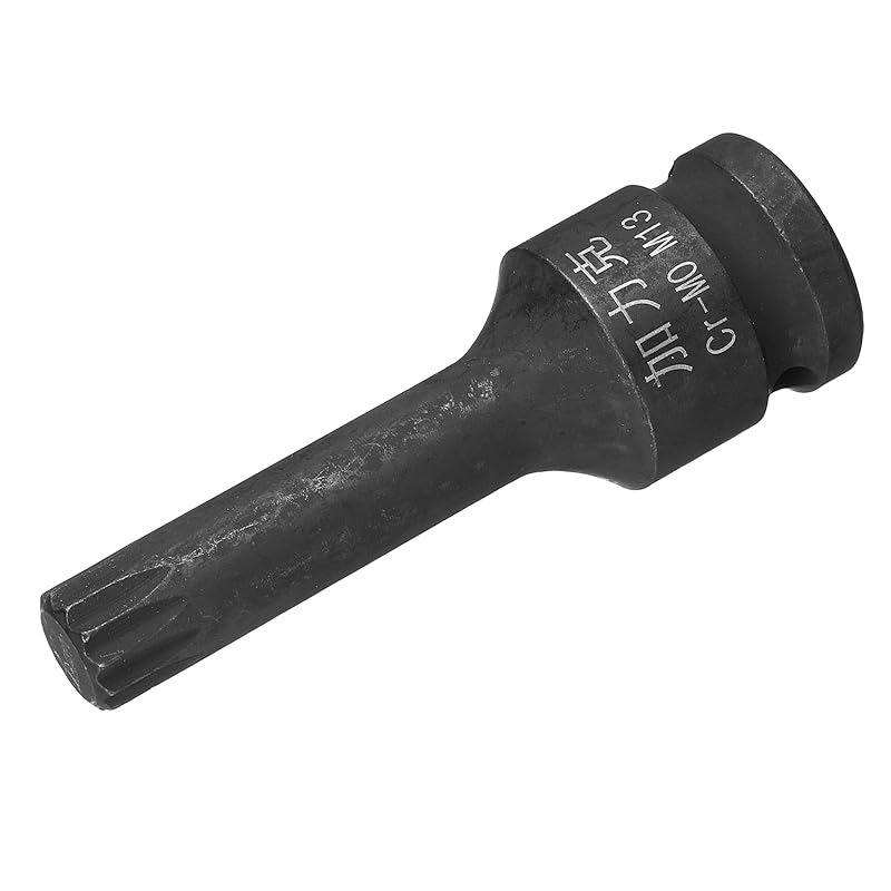 uxcell 1/2 drive x M13(13 mm) impact triple square spline bit socket metric 3 length CR-MO steel driver or hand Use with ratchet
uxcell 1/2 drive x M13(13 mm) impact triple square spline bit socket metric 3 length CR-MO steel driver or hand Use with ratchet