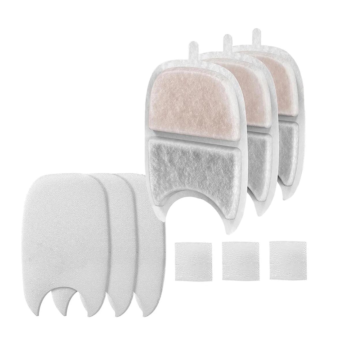 Replacement Filters +Sponges Replacement Pet Water Fountain Filter for 4L Wilreless Stainless Steel Cat Drinking Water Dispenser
Replacement Filters +Sponges Replacement Pet Water Fountain Filter for 4L Wilreless Stainless Steel Cat Drinking Water Dispenser