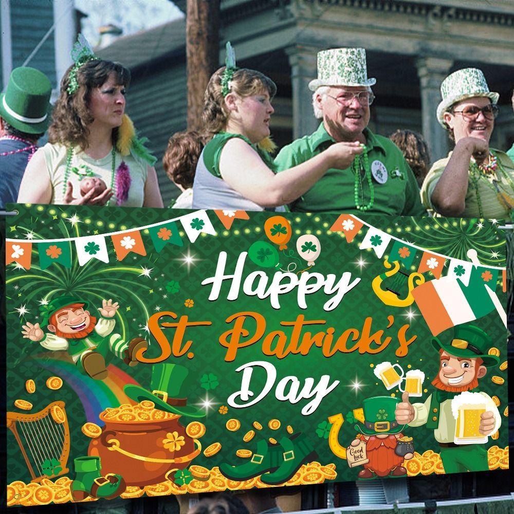 Четырехлистный Happy St. День Святого Патрика Фон Ирландский Фестиваль Украшения Вечеринки зелёный
Четырехлистный Happy St. День Святого Патрика Фон Ирландский Фестиваль Украшения Вечеринки зелёный