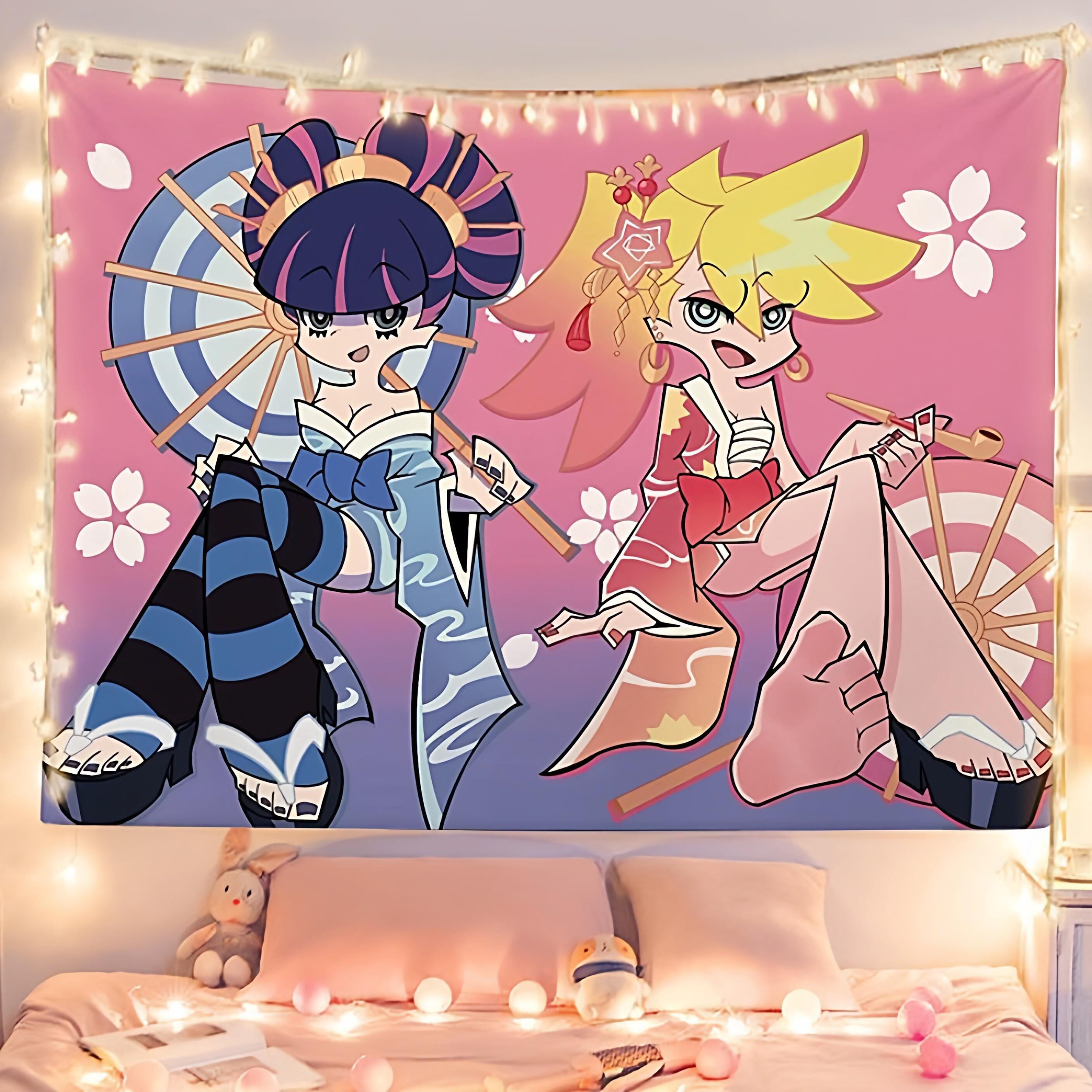 Panty Stocking with Garterbelt Anime Wall Tapestry Otaku Style Decorative Hanging Artwork for Dormitory Bedroom Headboard 74x94cm(29x37in)
Panty Stocking with Garterbelt Anime Wall Tapestry Otaku Style Decorative Hanging Artwork for Dormitory Bedroom Headboard 74x94cm(29x37in)