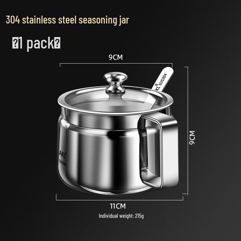 Zhaoran 304 Stainless Steel Seasoning Jar Set with Lid
Zhaoran 304 Stainless Steel Seasoning Jar Set with Lid