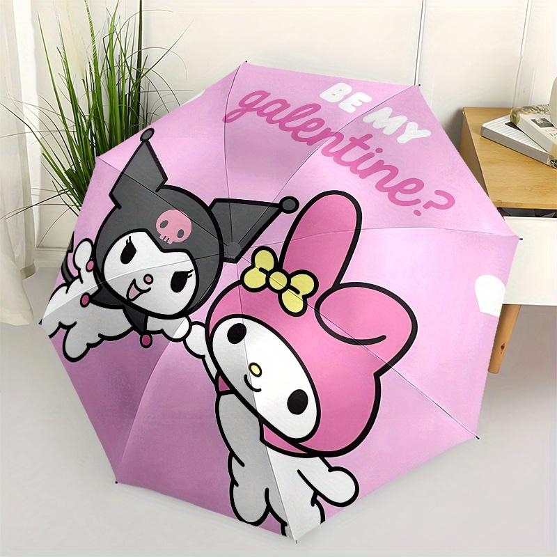 My Melody, Kuromi Automatic Opening and Closing Parasol Compact Travel Umbrella with 8 Ribs for Women and Men Ideal Birthday/Christmas Gift,
My Melody, Kuromi Automatic Opening and Closing Parasol Compact Travel Umbrella with 8 Ribs for Women and Men Ideal Birthday/Christmas Gift,