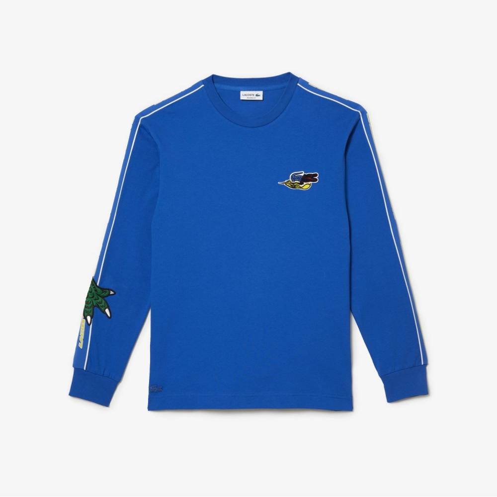 LACOSTE Мужская футболка с длинным рукавом Holiday Detail TH1468 52N K1Q