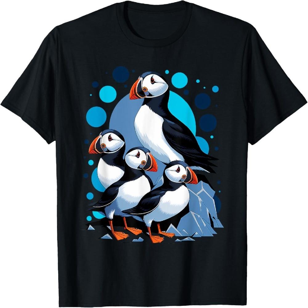 Смешные птицы тупики на камнях Арт Футболка XXXXXL чёрный
Смешные птицы тупики на камнях Арт Футболка XXXXXL чёрный