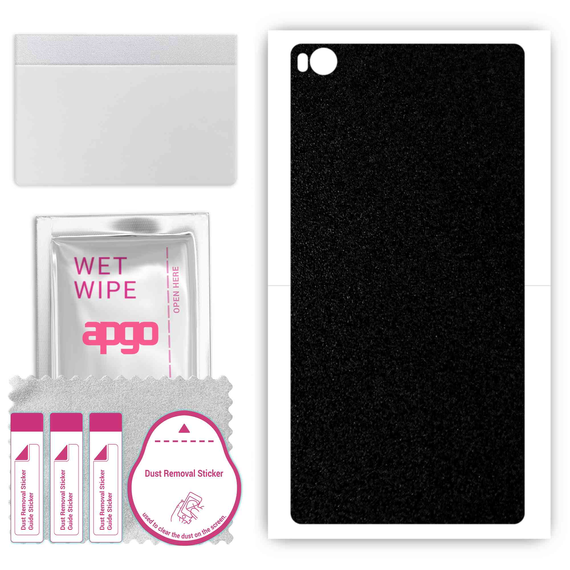 apgo Protective Skin Sticker for the back compatible with Huawei P8 Max, Wrap Film, Foil, Vinyl - Pattern Matte Black
apgo Protective Skin Sticker for the back compatible with Huawei P8 Max, Wrap Film, Foil, Vinyl - Pattern Matte Black