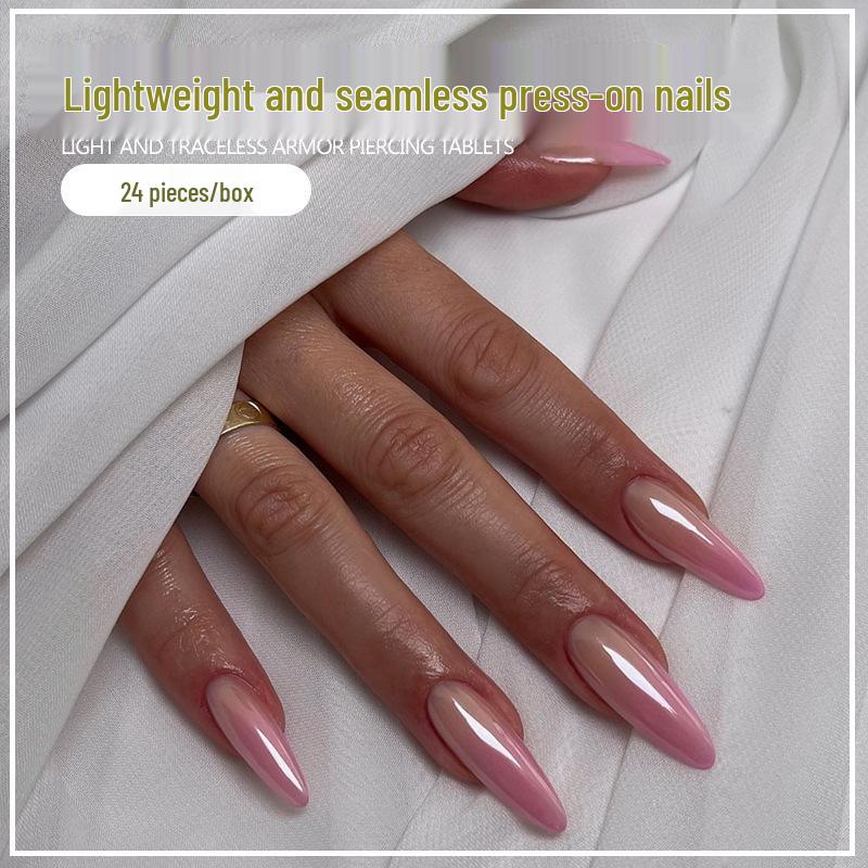 Gradient Sparkle Long Stiletto Press-On Nails - 24 Removable Electroplated Glitter Tips Gel Glue Version
Gradient Sparkle Long Stiletto Press-On Nails - 24 Removable Electroplated Glitter Tips Gel Glue Version