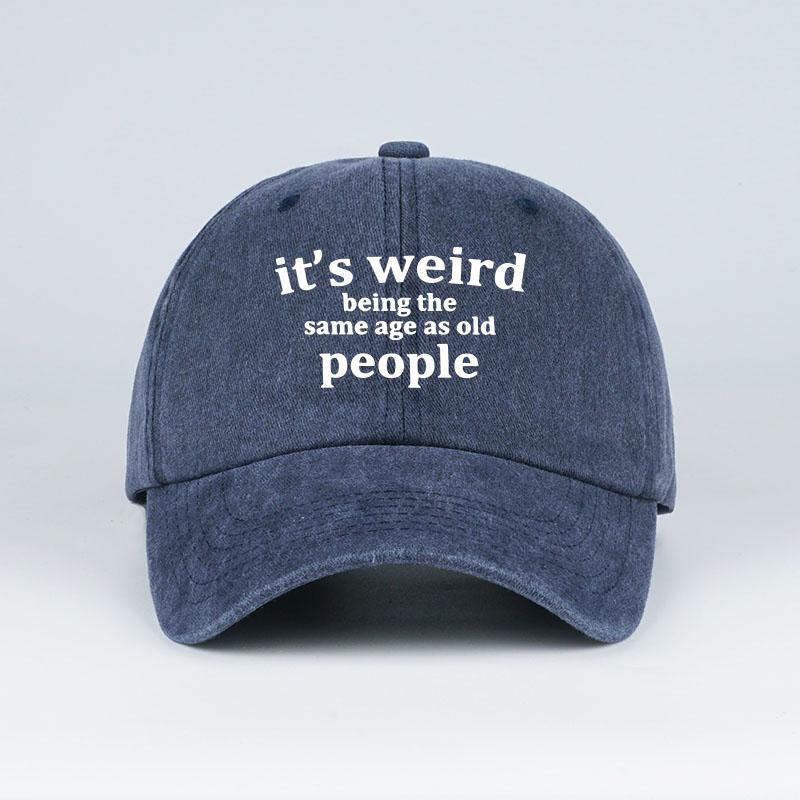 MLFO Its Weird Printed Washed Baseball Cap Lightweight Breathable Adjustable Buckle Unisex Sports Sun Hat Fishing Hat
MLFO Its Weird Printed Washed Baseball Cap Lightweight Breathable Adjustable Buckle Unisex Sports Sun Hat Fishing Hat
