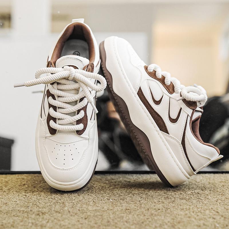 Little white shoes men s breathable skateboard shoes dad shoes men s bread shoes color matching trend versatile sports men s shoes 1505 44
Little white shoes men s breathable skateboard shoes dad shoes men s bread shoes color matching trend versatile sports men s shoes 1505 44