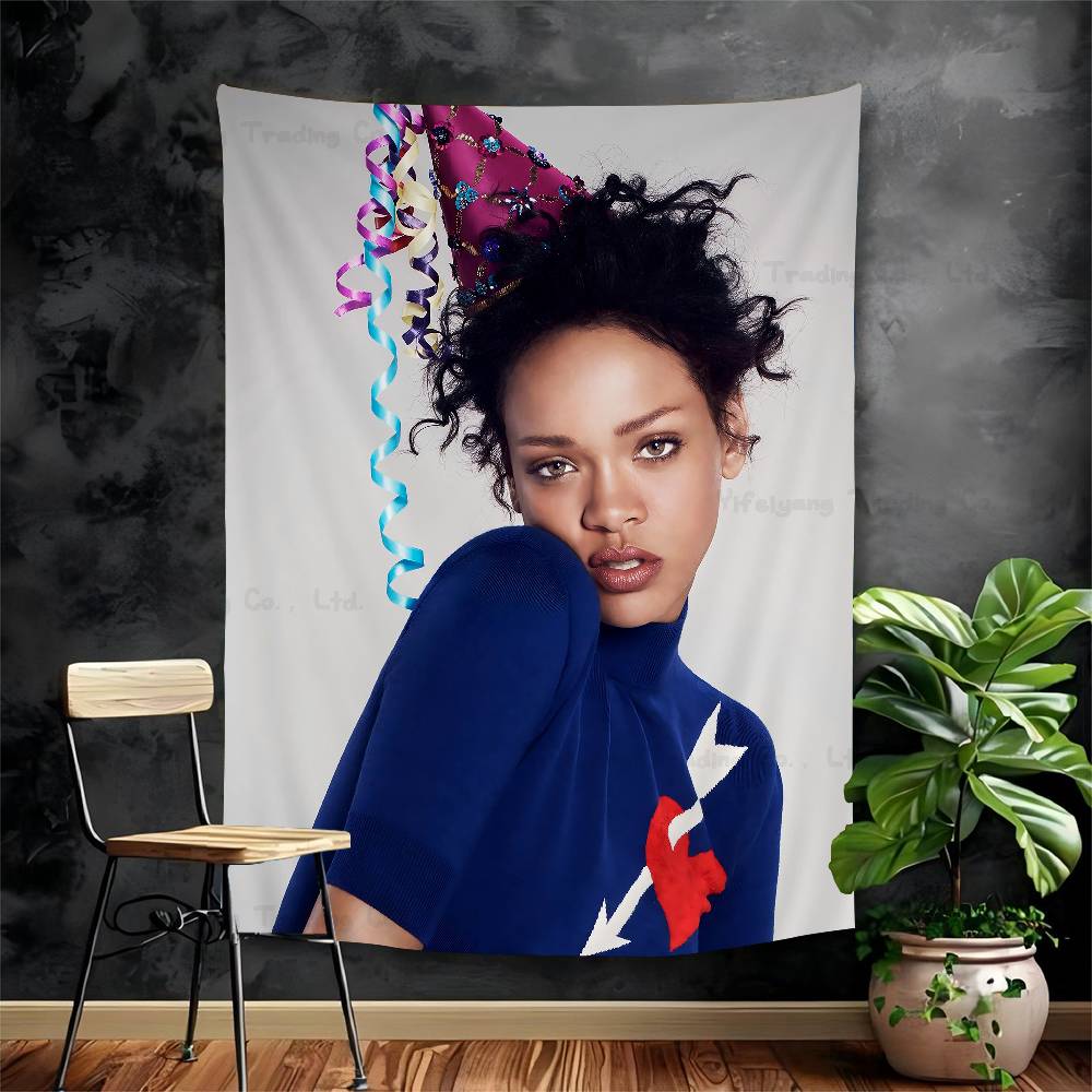 Singer RRIHANNAS Cartoon Tapestry For Living Room Home Dorm Decor INS Home Decor 74x94cm(29x37in)
Singer RRIHANNAS Cartoon Tapestry For Living Room Home Dorm Decor INS Home Decor 74x94cm(29x37in)
