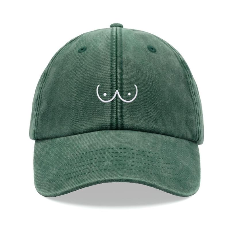 1pc Boobs Cartoon Baseball Caps for Women,Vintage Washed Funny Unisex Dad Hat Low Profile Adjustable for Sports Summer Holiday зелёный
1pc Boobs Cartoon Baseball Caps for Women,Vintage Washed Funny Unisex Dad Hat Low Profile Adjustable for Sports Summer Holiday зелёный