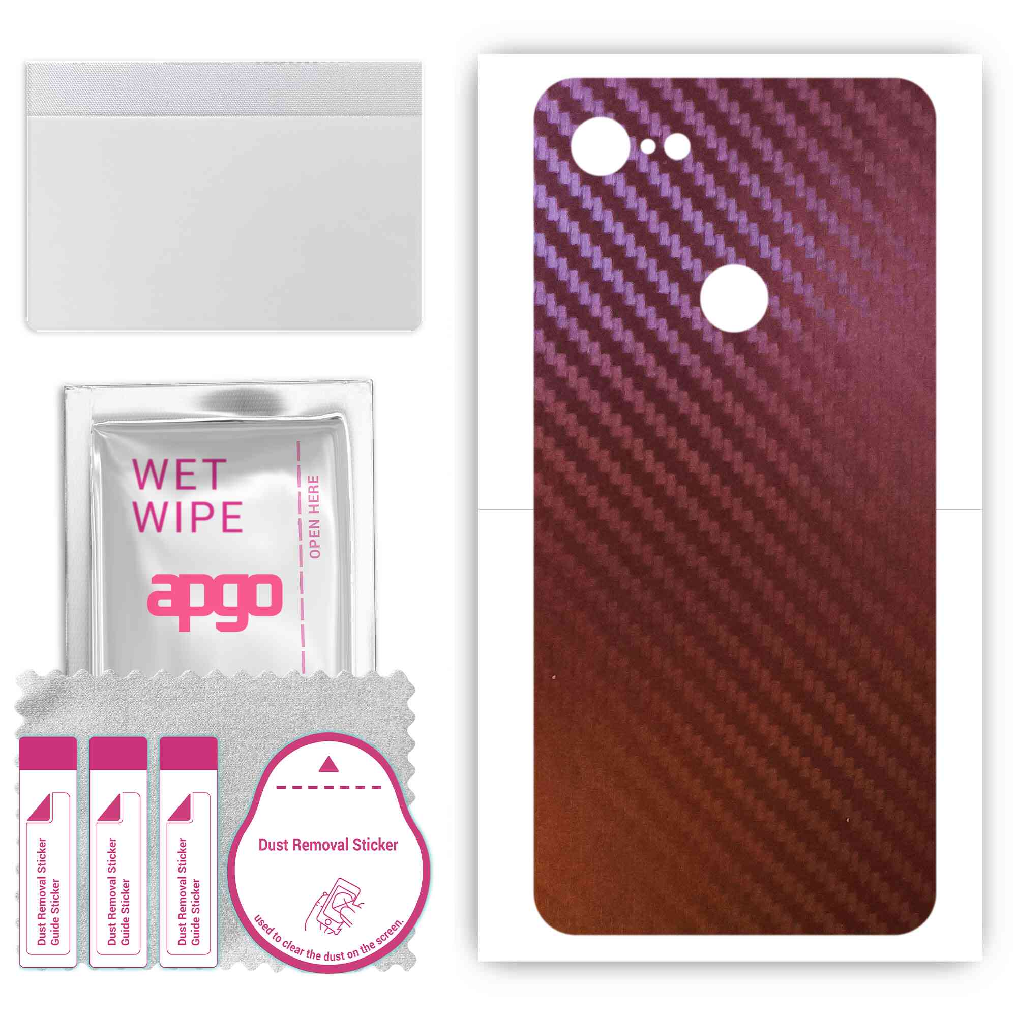 apgo skin sticker film foil vinyl for the BACK compatible with Google Pixel 3a, scratch-resistant, easy to install - Carbon Chameleon CAKA5
apgo skin sticker film foil vinyl for the BACK compatible with Google Pixel 3a, scratch-resistant, easy to install - Carbon Chameleon CAKA5