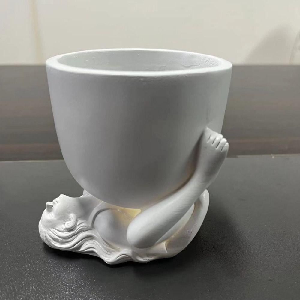 INS Figure Flower Vase Small Succulent Planter Pot Funny Bonsai Holder Desktop Ornament білий
INS Figure Flower Vase Small Succulent Planter Pot Funny Bonsai Holder Desktop Ornament білий