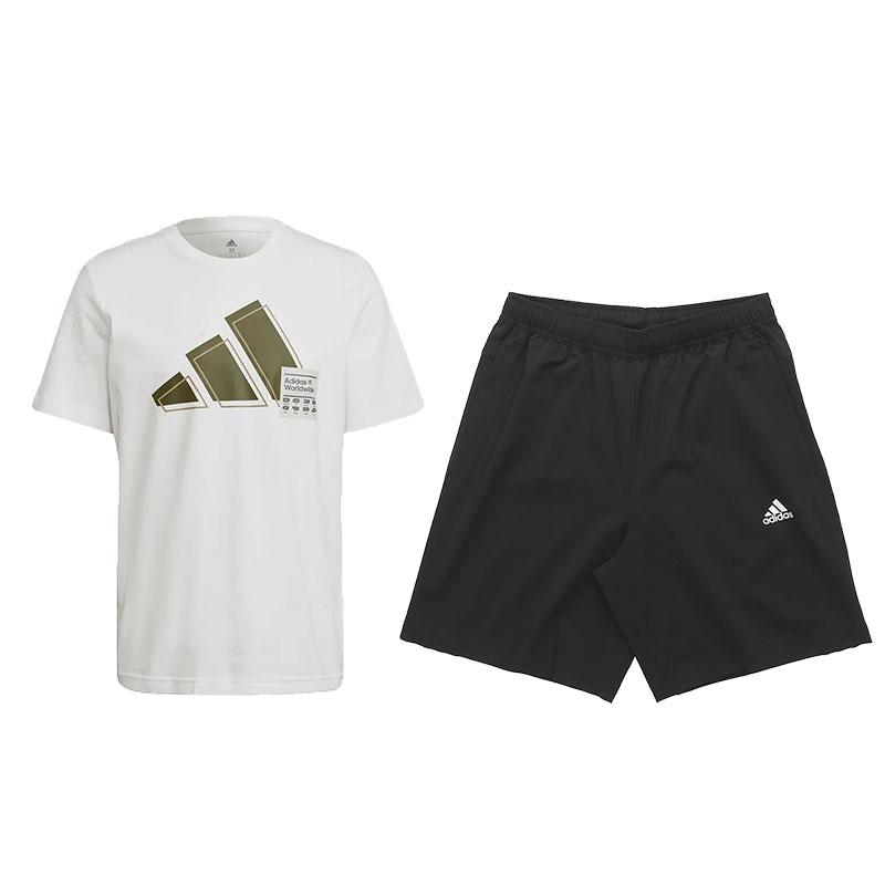 Футболка с круглым вырезом и логотипом Adidas, однотонные эластичные шорты, повседневный спортивный комплект, мужские комплекты GV5159+GP0942 XL
Футболка с круглым вырезом и логотипом Adidas, однотонные эластичные шорты, повседневный спортивный комплект, мужские комплекты GV5159+GP0942 XL