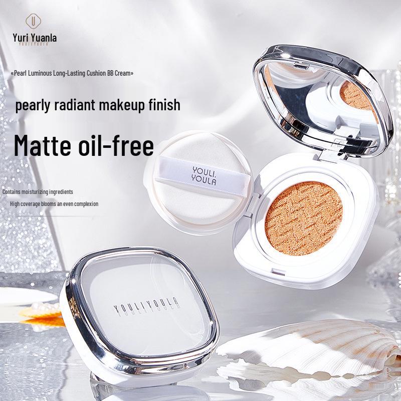 Yuli Yula Pearl Hydrating Long-Lasting Non-Cakey Concealer Cushion - Waterproof, Oil-Control, Soft Focus.
Yuli Yula Pearl Hydrating Long-Lasting Non-Cakey Concealer Cushion - Waterproof, Oil-Control, Soft Focus.