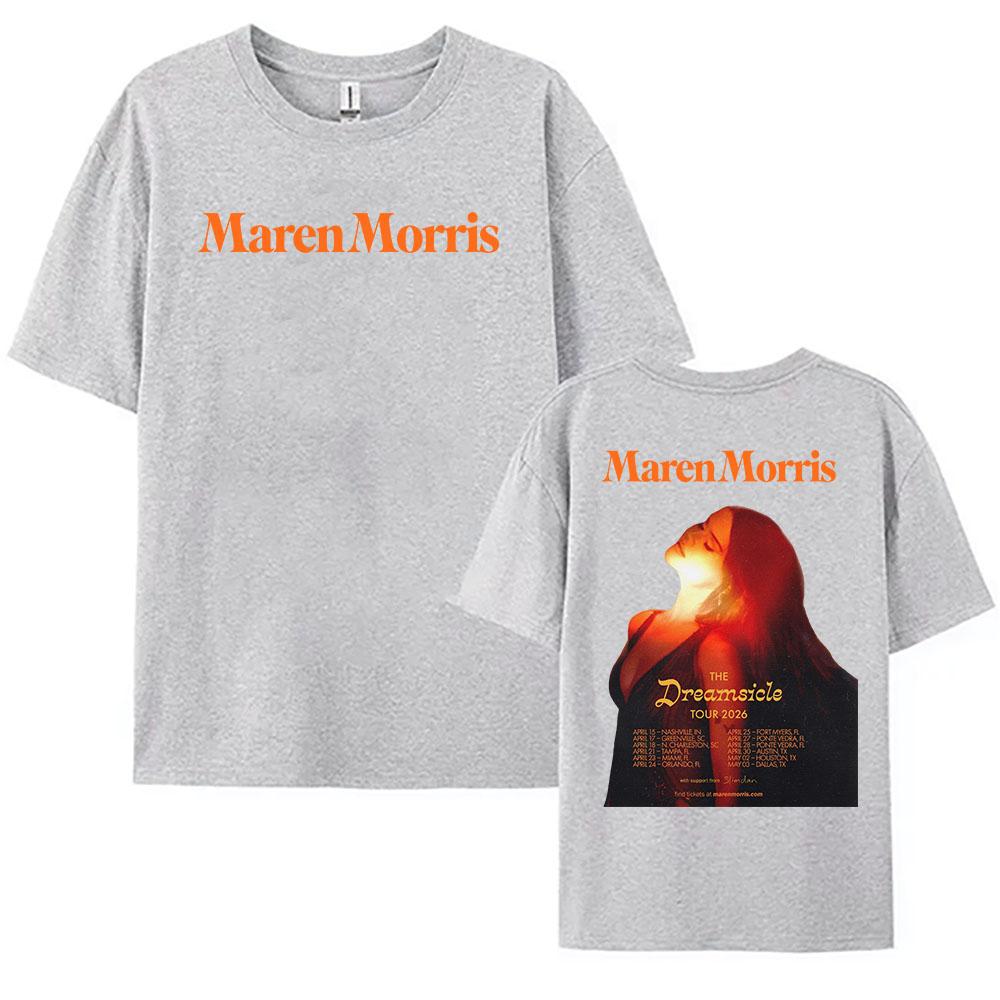 Maren Morris THE Dreamsicle TOUR 2026 Tshirt Cotton Short Sleeve Female Tshirts Streetwear Casual Singer Graphic Print Clothing 2XL
Maren Morris THE Dreamsicle TOUR 2026 Tshirt Cotton Short Sleeve Female Tshirts Streetwear Casual Singer Graphic Print Clothing 2XL