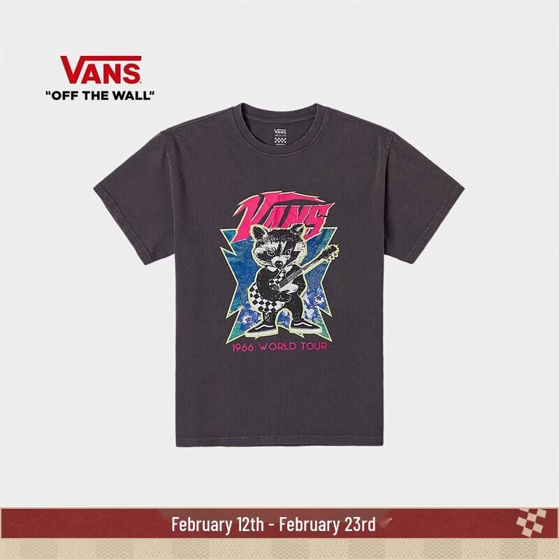 Vans Women s Washed Rock Raccoon Print Cotton T-Shirt XL
Vans Women s Washed Rock Raccoon Print Cotton T-Shirt XL
