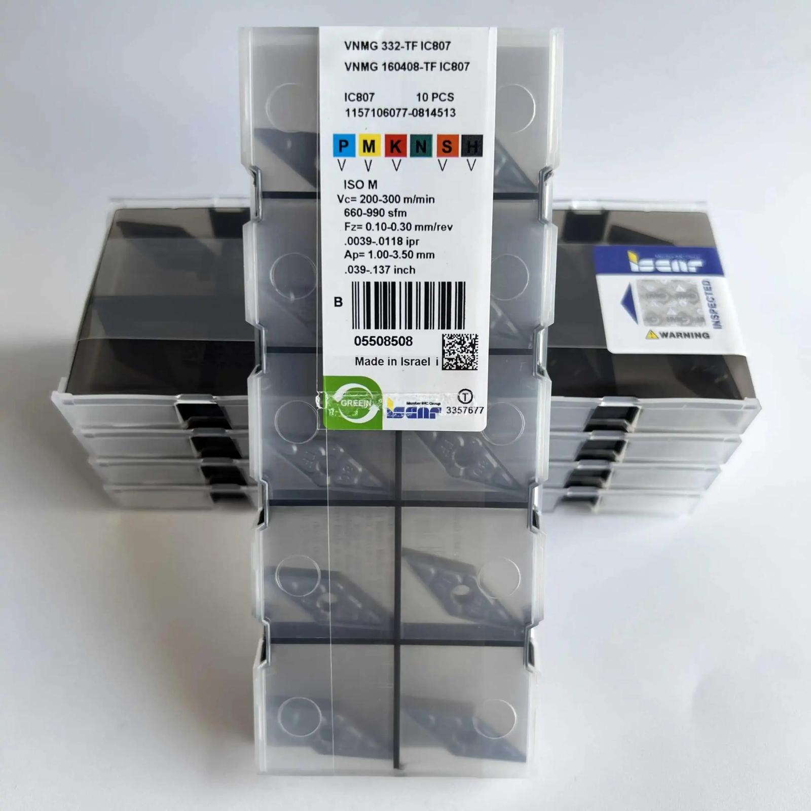 VNMG160408-TFIC807 / Carbide blade 10 Pcs
VNMG160408-TFIC807 / Carbide blade 10 Pcs