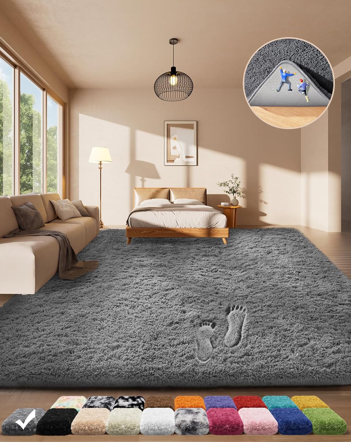Area Carpets Are Suitable For Living Rooms And Bedrooms. They Are Anti-Slip, Fluffy And Soft Carpets For Home Decoration 40x60cm Doormat сірий
Area Carpets Are Suitable For Living Rooms And Bedrooms. They Are Anti-Slip, Fluffy And Soft Carpets For Home Decoration 40x60cm Doormat сірий