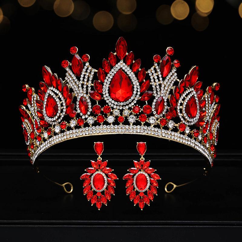 DIEZI Baroque Luxury Water Drop 6 Colors Crystal Tiara Crown For Women Party Jewelry Bridal Crown Earrings Wedding Hair Jewelry
DIEZI Baroque Luxury Water Drop 6 Colors Crystal Tiara Crown For Women Party Jewelry Bridal Crown Earrings Wedding Hair Jewelry