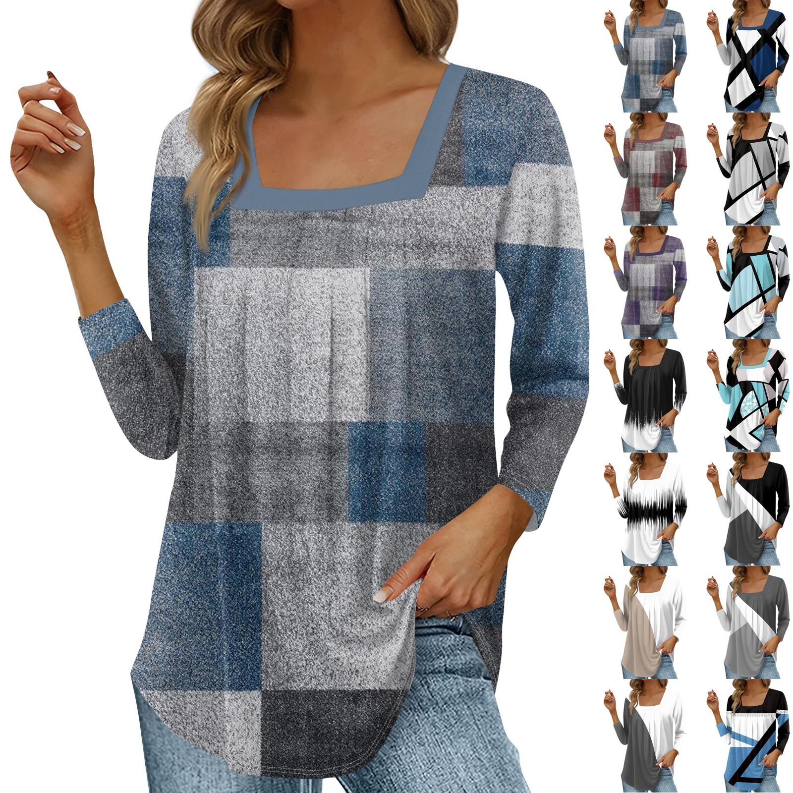 Жен. Футболка Футболка С цветочным принтом Рукав 3/4 Повседневные Выходные Мода Классический Квадратный вырез Обычный Топ
Жен. Футболка Футболка С цветочным принтом Рукав 3/4 Повседневные Выходные Мода Классический Квадратный вырез Обычный Топ