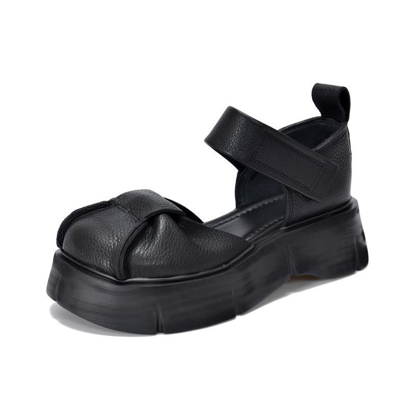 Johnature Retro Lightweight Thick Soled Sandals Genuine Leather Roman Women s Platform Shoes 38 чёрный
Johnature Retro Lightweight Thick Soled Sandals Genuine Leather Roman Women s Platform Shoes 38 чёрный