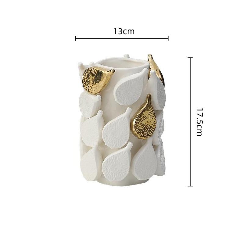 Ceramic Vase Gold Creative Fruit Shape Cartoon Lemon Carambola Ceramic Handicraft Flower Vase Home Decoration Accessories
Ceramic Vase Gold Creative Fruit Shape Cartoon Lemon Carambola Ceramic Handicraft Flower Vase Home Decoration Accessories