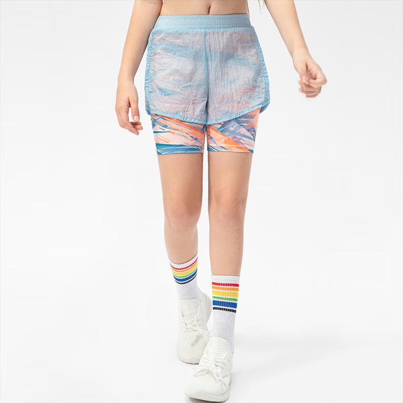 Girls Active Faux Two-Piece Printed Sports Shorts 140
Girls Active Faux Two-Piece Printed Sports Shorts 140