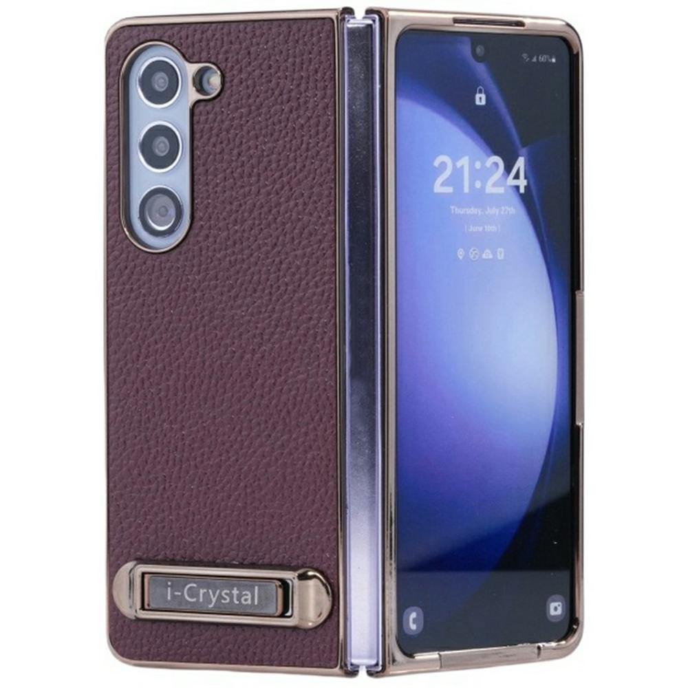 For Samsung Galaxy Z Fold6 5G Case Electroplated Leather+PC Phone Cover with Invisible Kickstand Wine Red
For Samsung Galaxy Z Fold6 5G Case Electroplated Leather+PC Phone Cover with Invisible Kickstand Wine Red