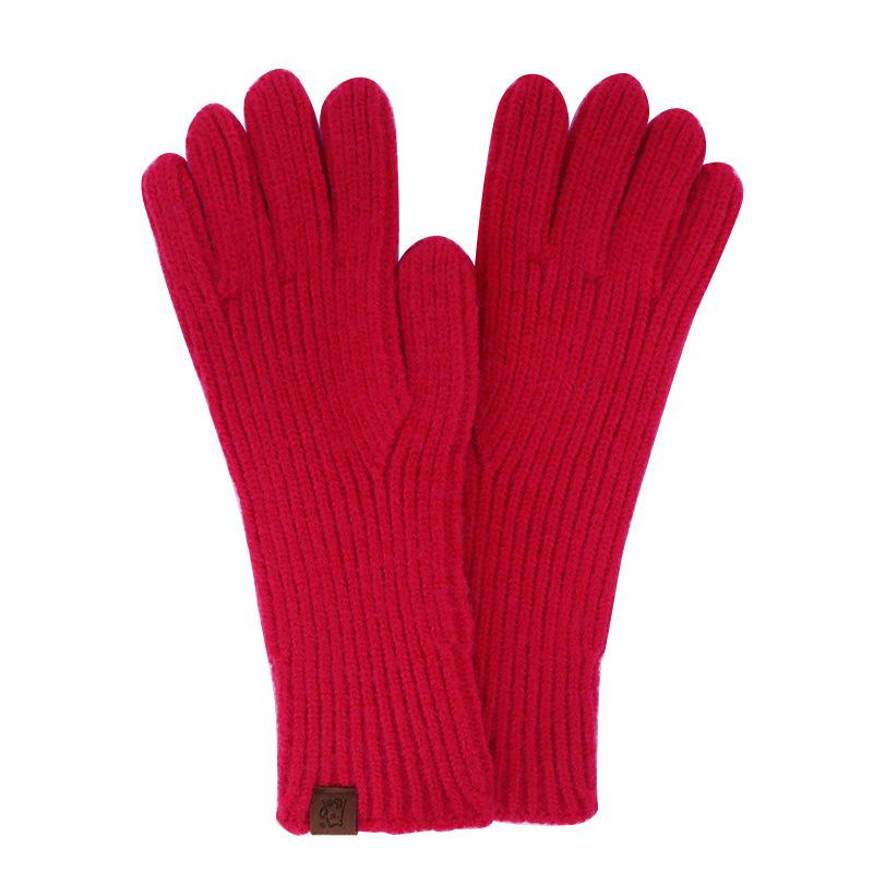 Вязаные перчатки конфетного цвета с удлиненными пальцами, уличные теплые зимние перчатки для езды на велосипеде в холодную погоду One size красный
Вязаные перчатки конфетного цвета с удлиненными пальцами, уличные теплые зимние перчатки для езды на велосипеде в холодную погоду One size красный