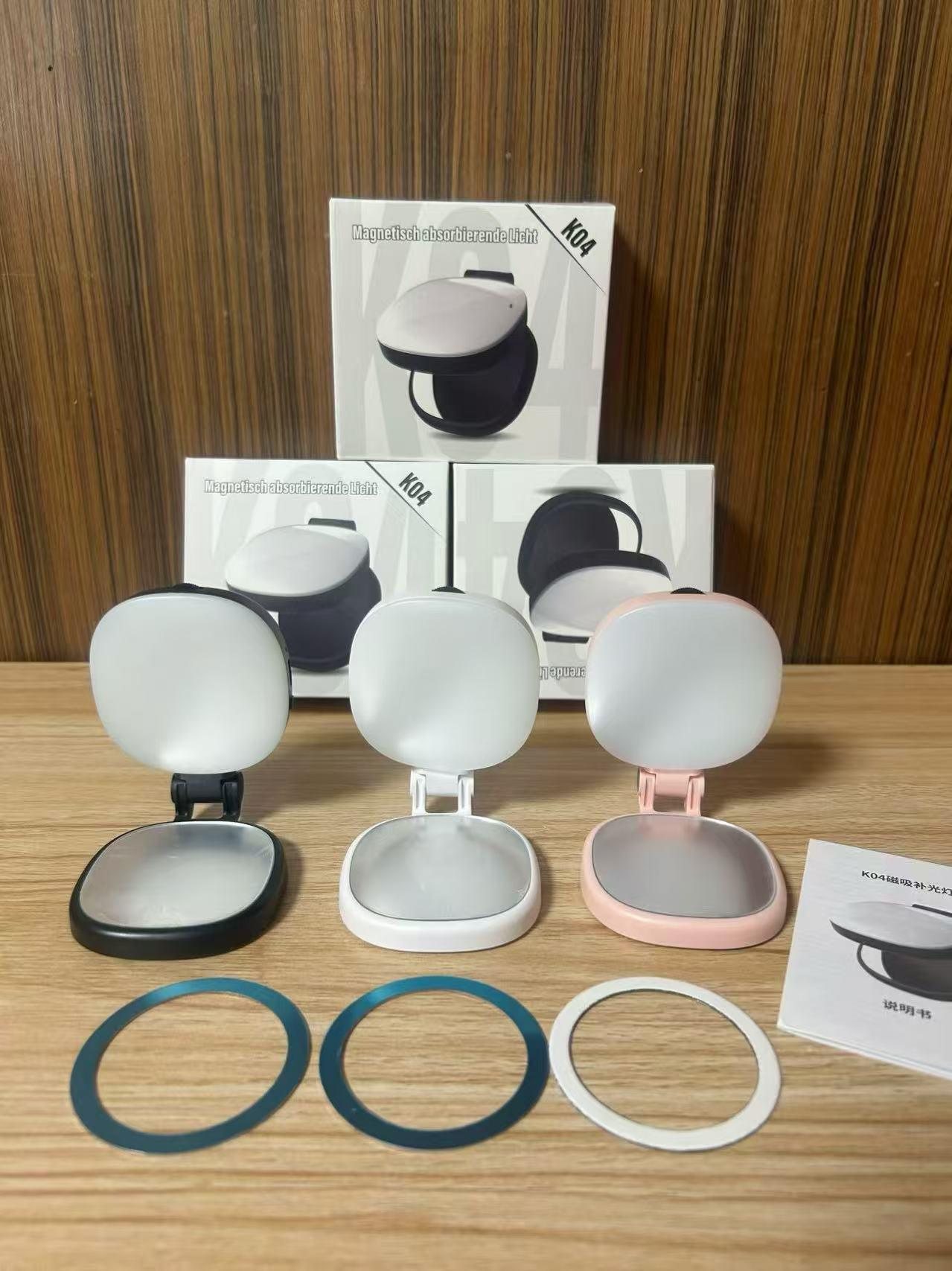 Portable Multi-functional Magnetic Fill Light with Foldable Beauty Mirror for Mobile Live Streaming and Selfies
Portable Multi-functional Magnetic Fill Light with Foldable Beauty Mirror for Mobile Live Streaming and Selfies