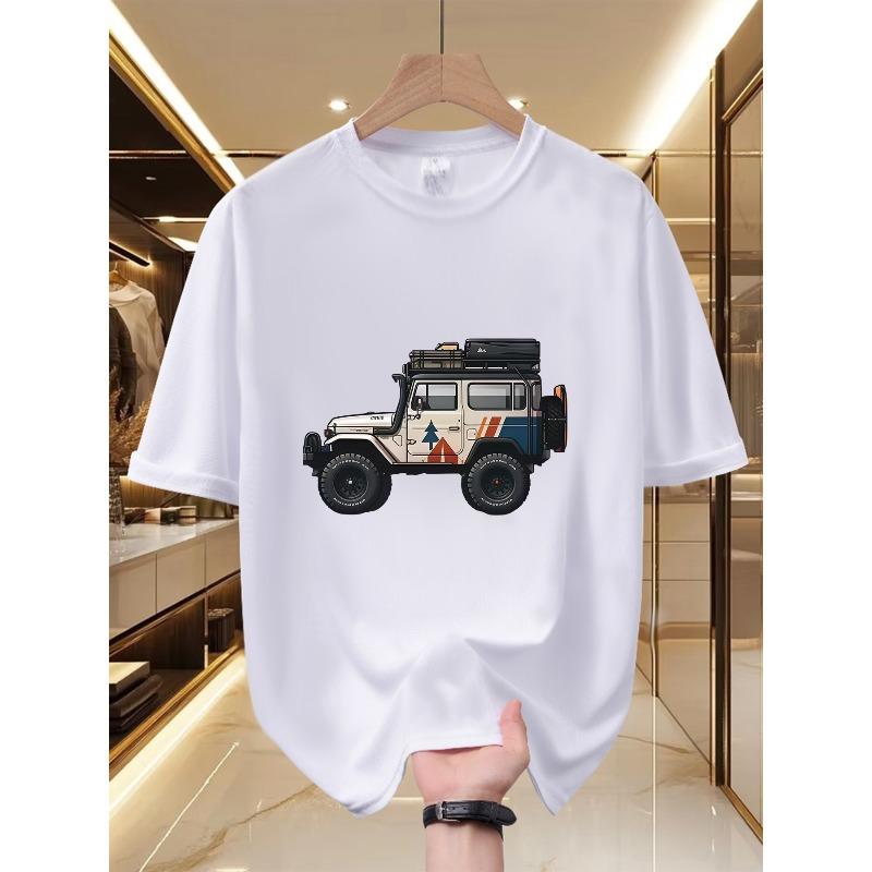 Men S Crew Neck T-Shirt for Adventure - Featuring a Striking Off-Road Vehicle Graphic, Comfortable And Fashionable, Summer Top S белый
Men S Crew Neck T-Shirt for Adventure - Featuring a Striking Off-Road Vehicle Graphic, Comfortable And Fashionable, Summer Top S белый