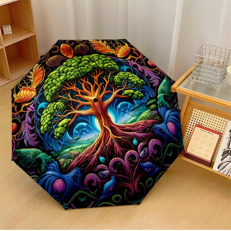Tree of Life (2) Printed umbrella windproof folding umbrella portable sun and rain umbrella suitable for gifting
Tree of Life (2) Printed umbrella windproof folding umbrella portable sun and rain umbrella suitable for gifting