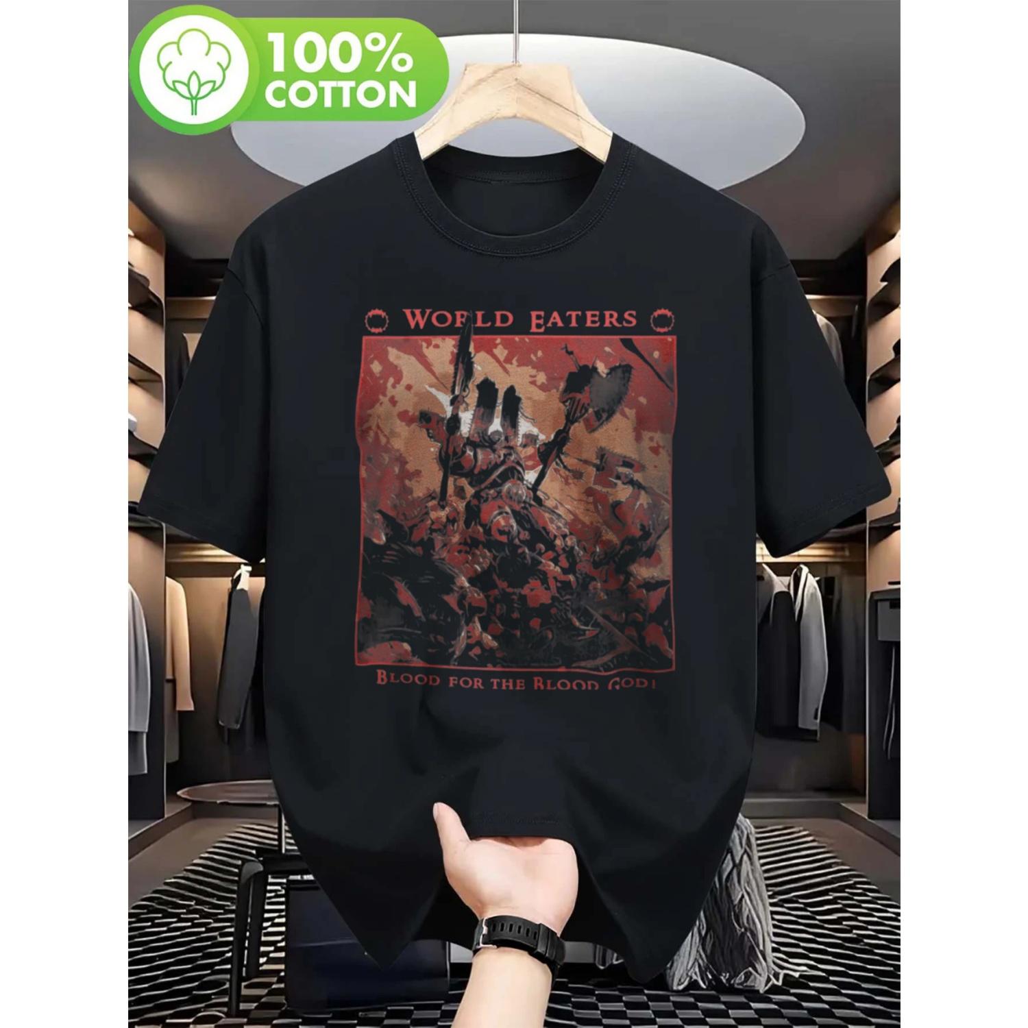 Men s T-shirt - Gothic World Cannibal Pattern Design Featuring Blood Red and White Contrast, Black Top, Suitable for All Seasons S чёрный
Men s T-shirt - Gothic World Cannibal Pattern Design Featuring Blood Red and White Contrast, Black Top, Suitable for All Seasons S чёрный