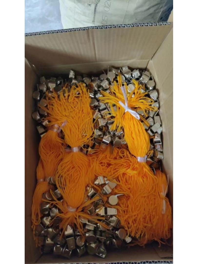 Edge-Bound Metal Whistle with Lanyard - Referee & SOS Outdoor Sports Whistle
Edge-Bound Metal Whistle with Lanyard - Referee & SOS Outdoor Sports Whistle