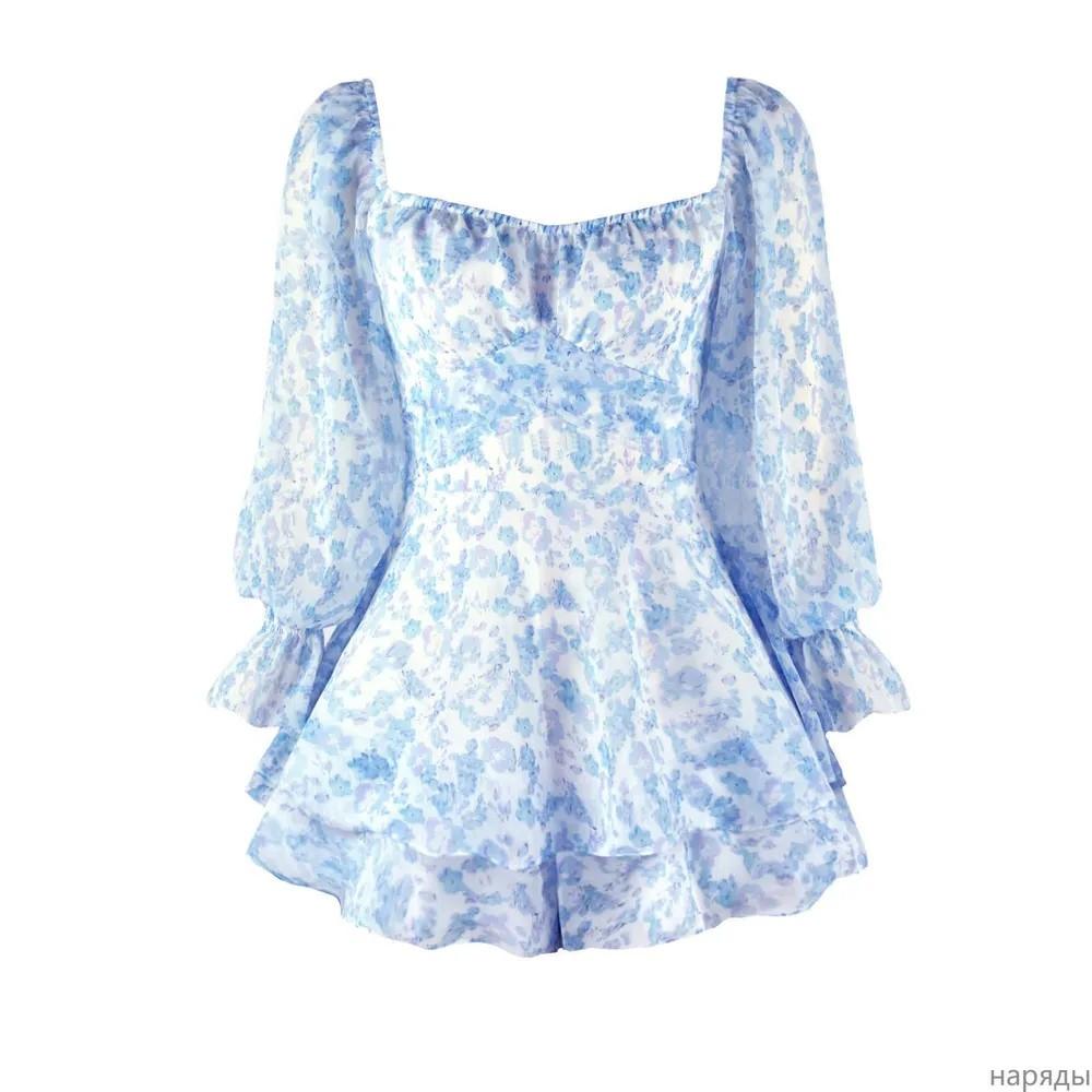 Женская сексуальная юбка с цветочным принтом и открытой спиной, модная юбка с длинным рукавом, европейская и американская юбка с оборками M
Женская сексуальная юбка с цветочным принтом и открытой спиной, модная юбка с длинным рукавом, европейская и американская юбка с оборками M