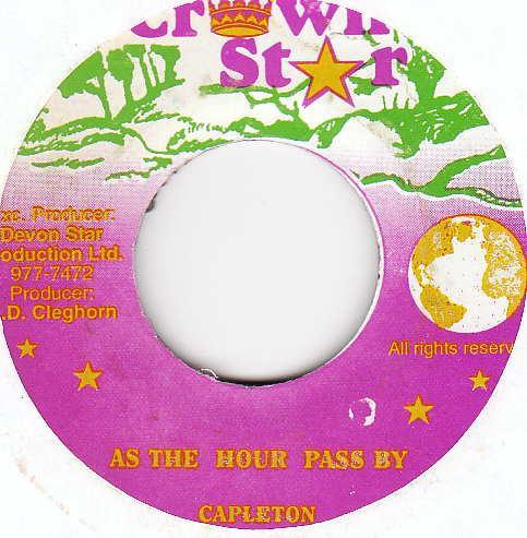 7-дюймовая пластинка CAPLETON - As The Hour Pass By none Crown Star Jamaica Регги, Ска и Даб Б/У
7-дюймовая пластинка CAPLETON - As The Hour Pass By none Crown Star Jamaica Регги, Ска и Даб Б/У
