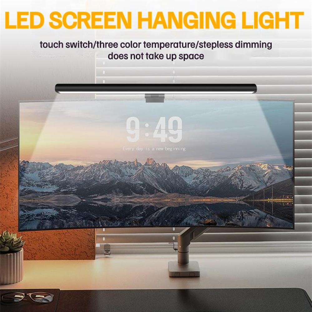Laptop Monitor Lamp Three Color Temperature Dimmable Eye Protection USB Powered LED Light A
Laptop Monitor Lamp Three Color Temperature Dimmable Eye Protection USB Powered LED Light A
