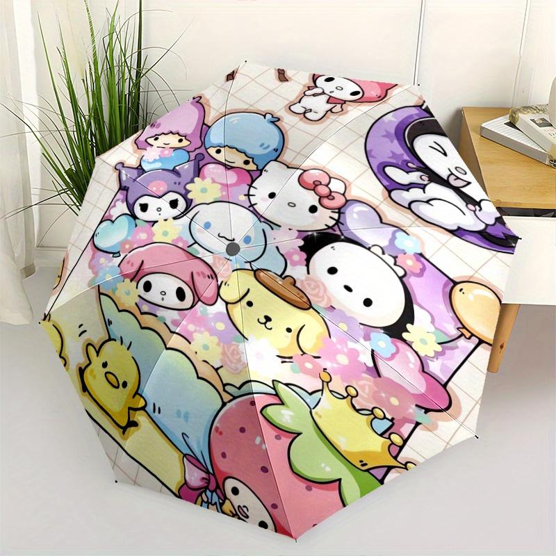 Sanrio Bouquet Design Automatic 3-Fold Cartoon Umbrella Design, Cute Cartoon Pattern, Portable Outdoor Umbrella, Perfect, Holiday Gift for Disney fans
Sanrio Bouquet Design Automatic 3-Fold Cartoon Umbrella Design, Cute Cartoon Pattern, Portable Outdoor Umbrella, Perfect, Holiday Gift for Disney fans