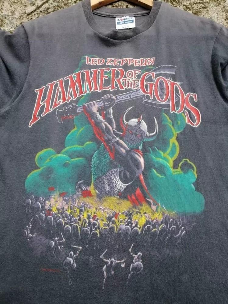 80-е Led Zeppelin Hammer Of The Gods черная футболка с коротким рукавом РЕПЛИКА Унисекс Футболка XXXXL
80-е Led Zeppelin Hammer Of The Gods черная футболка с коротким рукавом РЕПЛИКА Унисекс Футболка XXXXL