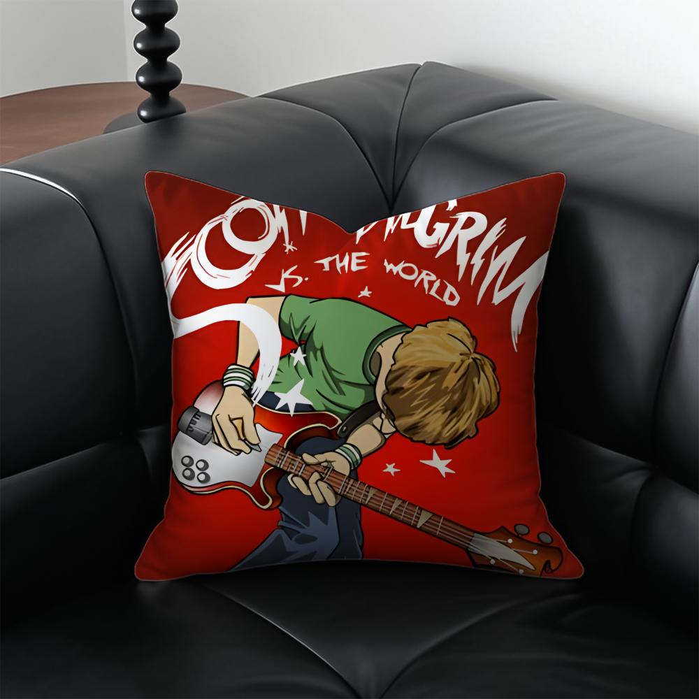 SScott Pilgrim vs the World Cushion Cover Pillow Case Antidustmite Invisible zipper silky plush cushion 30X30cm
SScott Pilgrim vs the World Cushion Cover Pillow Case Antidustmite Invisible zipper silky plush cushion 30X30cm