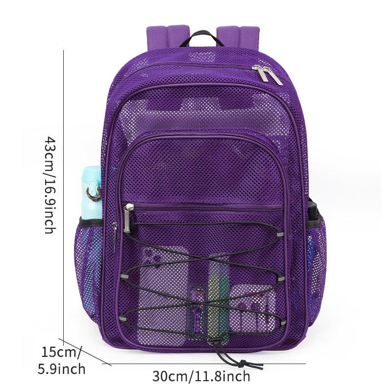 Breathable Mesh Large-Capacity Student Backpack - Casual & Fashionable for Travel
Breathable Mesh Large-Capacity Student Backpack - Casual & Fashionable for Travel