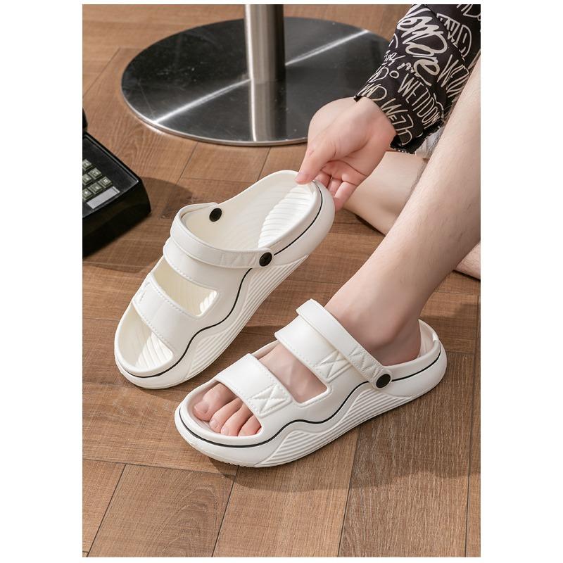 Летние сандалии для мужчин Нескользящие пляжные шлепанцы Мужские крутые шлепанцы 44-45 белый
Летние сандалии для мужчин Нескользящие пляжные шлепанцы Мужские крутые шлепанцы 44-45 белый