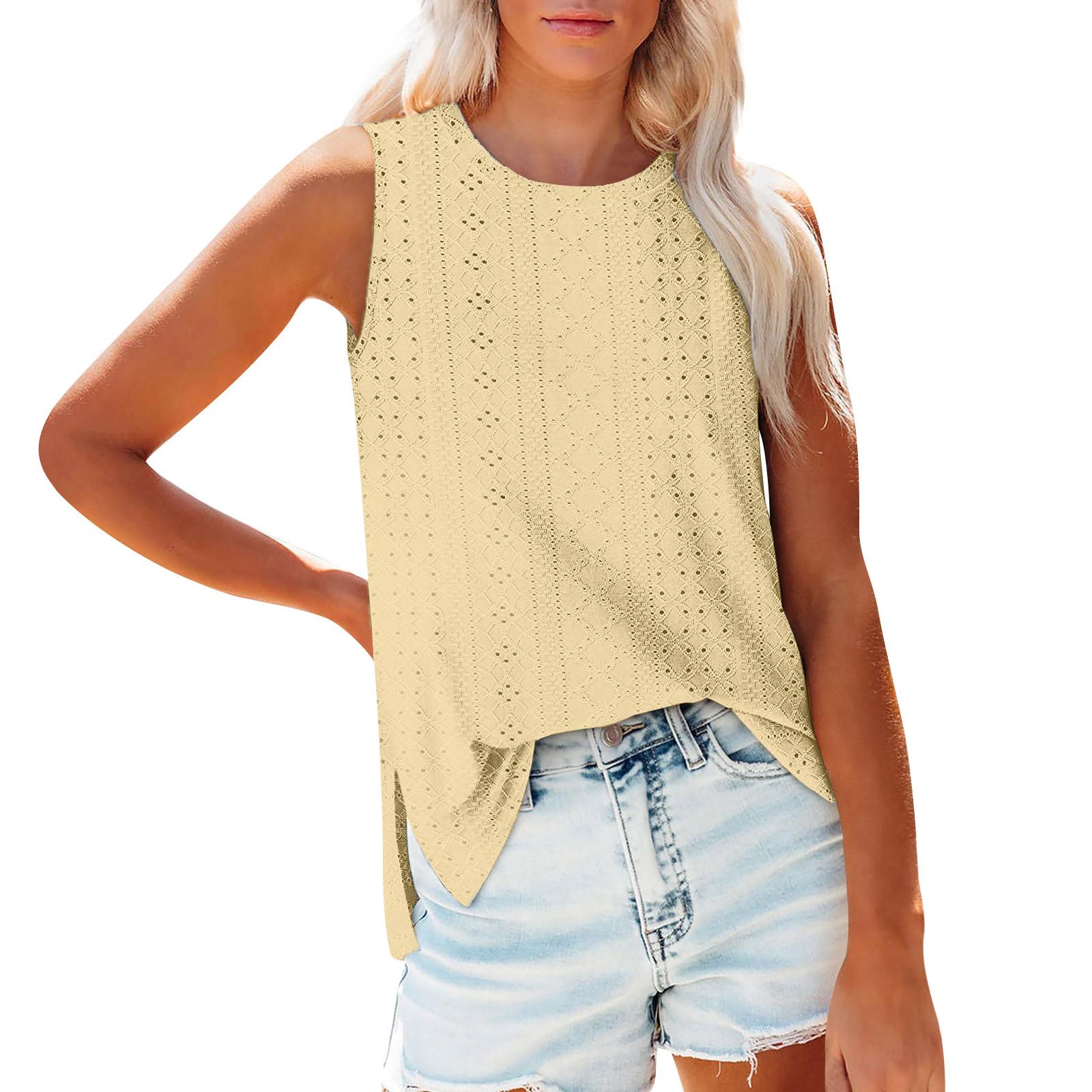 Women s Fashion Round Neck Sleeveless Slit Tank Top Color Casual Top XXL
Women s Fashion Round Neck Sleeveless Slit Tank Top Color Casual Top XXL