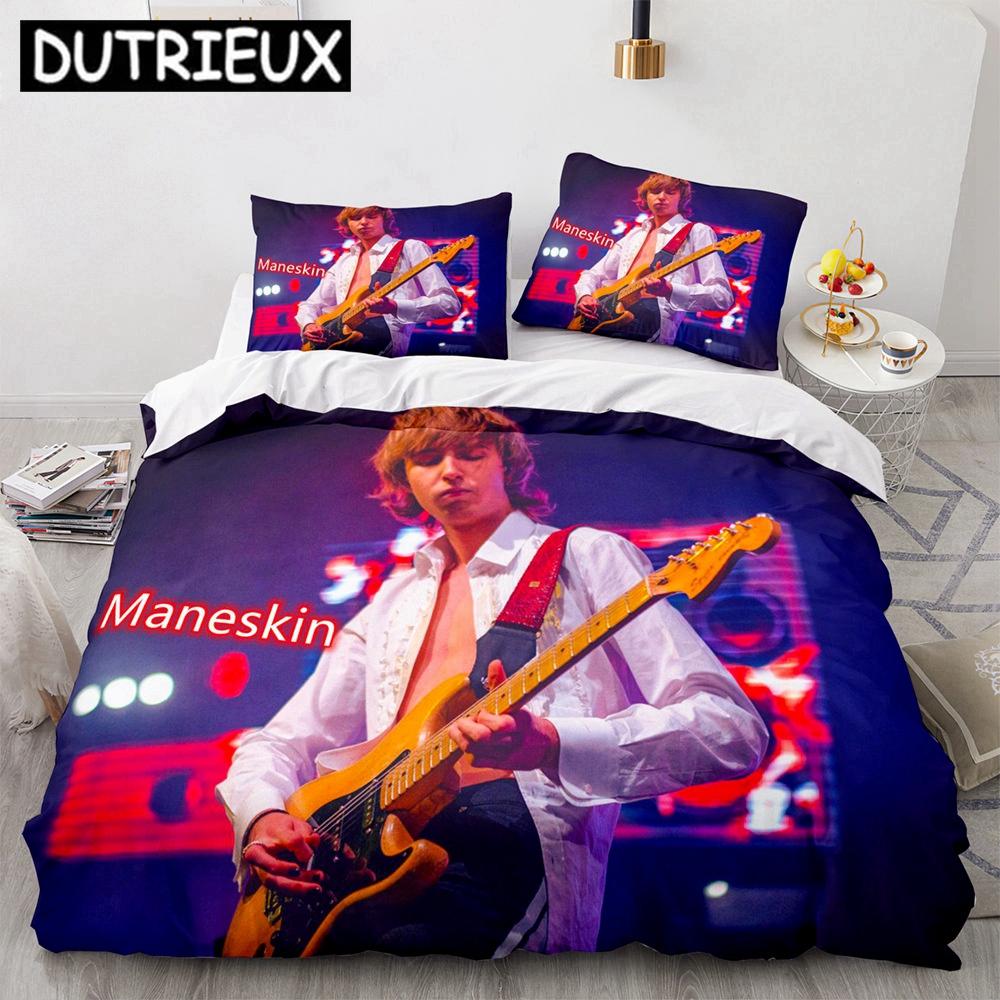 Maneskin Bedding Set Duvet Cover Quilt Cover Pillowcase Double Queen King Duvet Cover (135x200cm)
Maneskin Bedding Set Duvet Cover Quilt Cover Pillowcase Double Queen King Duvet Cover (135x200cm)