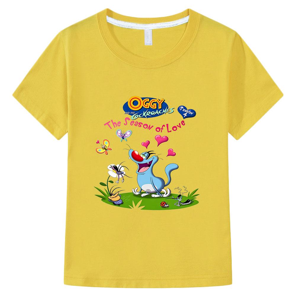 Children s T-Shirt Oggy and The Cockroaches 100% Cotton Cartoon Print Retro Tee Cute Kids Casual O-Neck Short Sleeve Summer Wear 160 жовтий
Children s T-Shirt Oggy and The Cockroaches 100% Cotton Cartoon Print Retro Tee Cute Kids Casual O-Neck Short Sleeve Summer Wear 160 жовтий