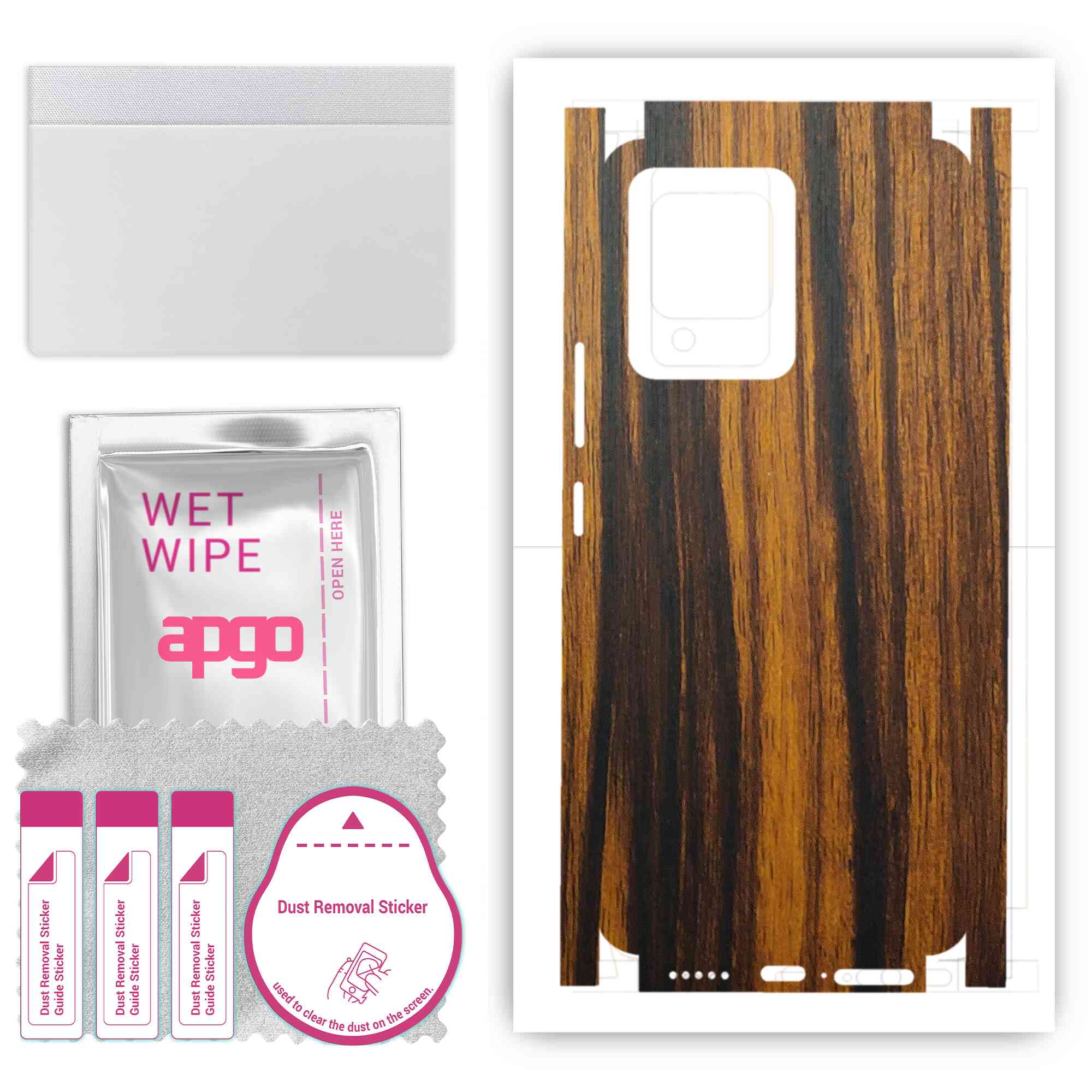 apgo Protective Skin Sticker for the back+sides compatible with Vivo V23 5G, Full Wrap Film, Foil, Vinyl - Pattern Tigerwood
apgo Protective Skin Sticker for the back+sides compatible with Vivo V23 5G, Full Wrap Film, Foil, Vinyl - Pattern Tigerwood